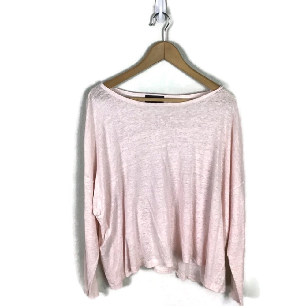 Eskandar Top One Size 100% Linen Blouse